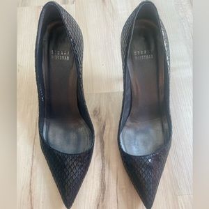 Stuart Weitzman Snakeskin Heels